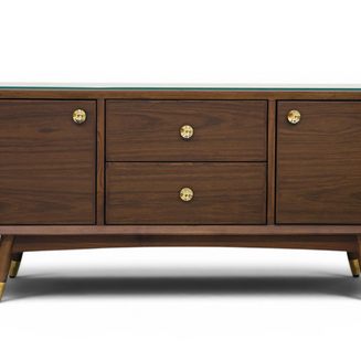 Oslo Mid-Century Walnut Credenza