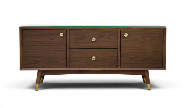 Oslo Mid-Century Walnut Credenza