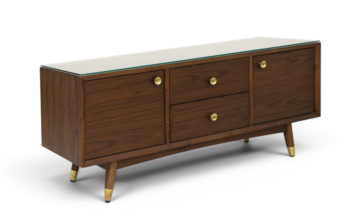Oslo Mid-Century Walnut Credenza