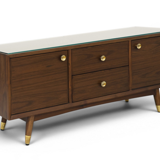 Oslo Mid-Century Walnut Credenza