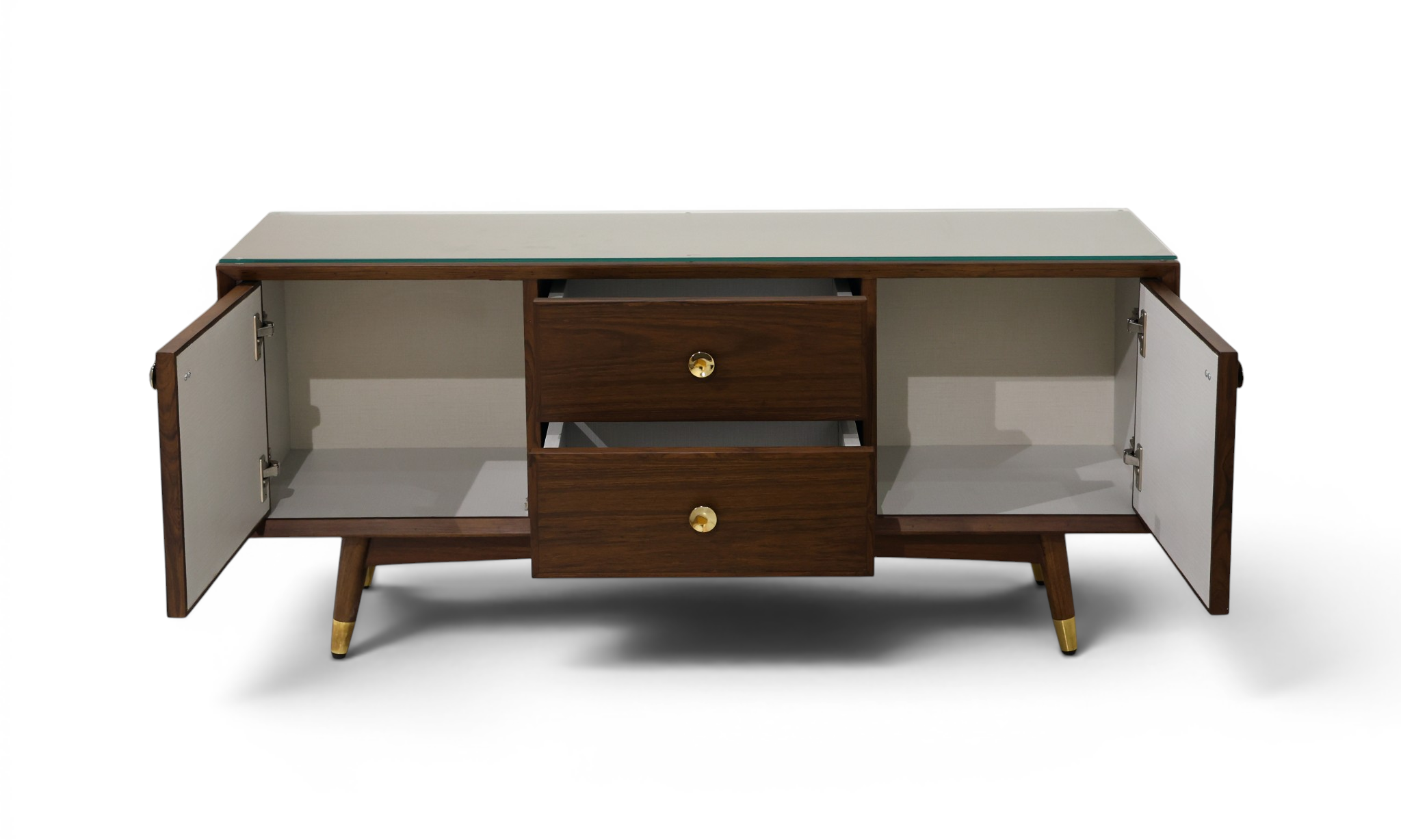 Oslo Mid-Century Walnut Credenza