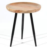 Scandi Round Side Table