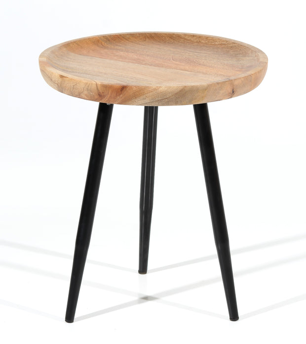 Scandi Round Side Table