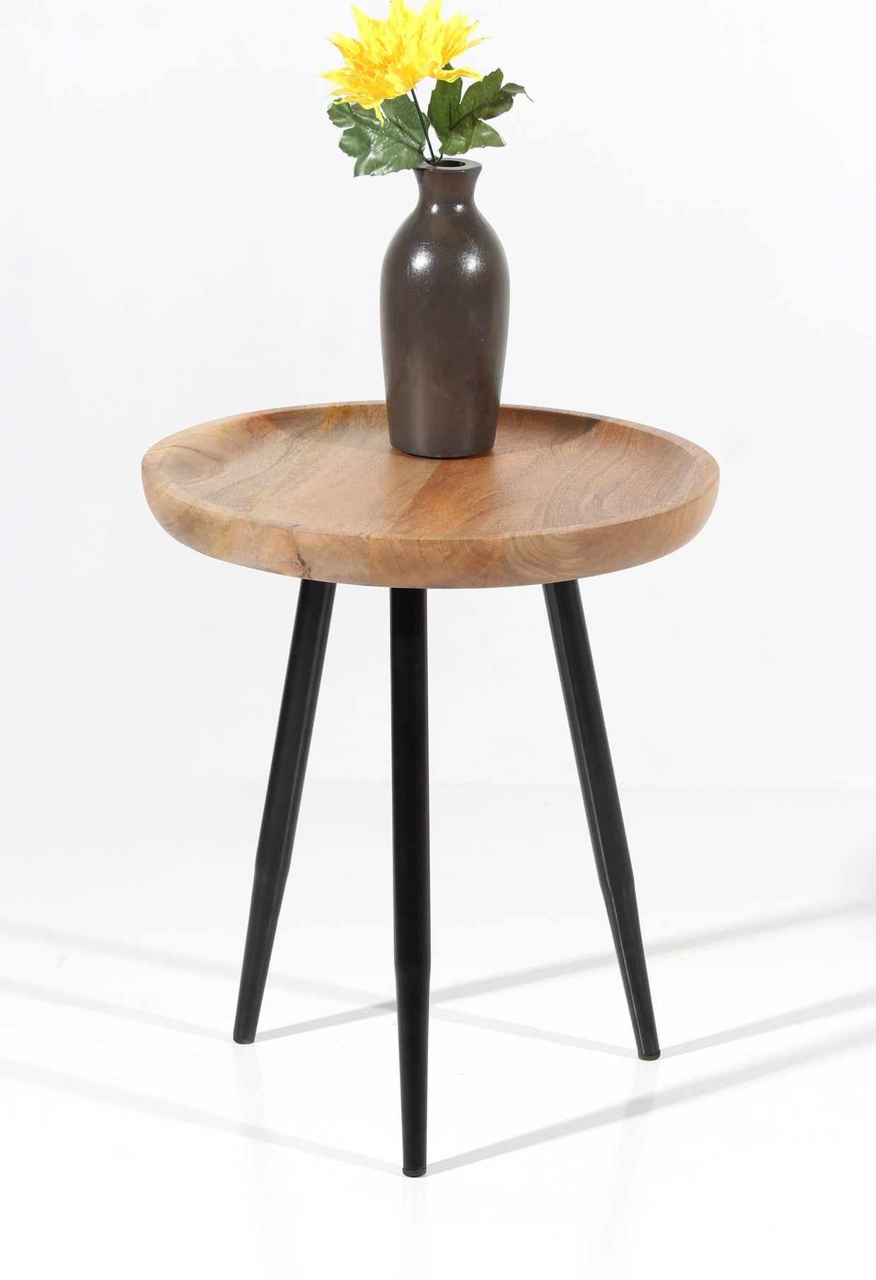 Scandi Round Side Table