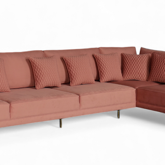 Blush Luxe Sectional Sofa