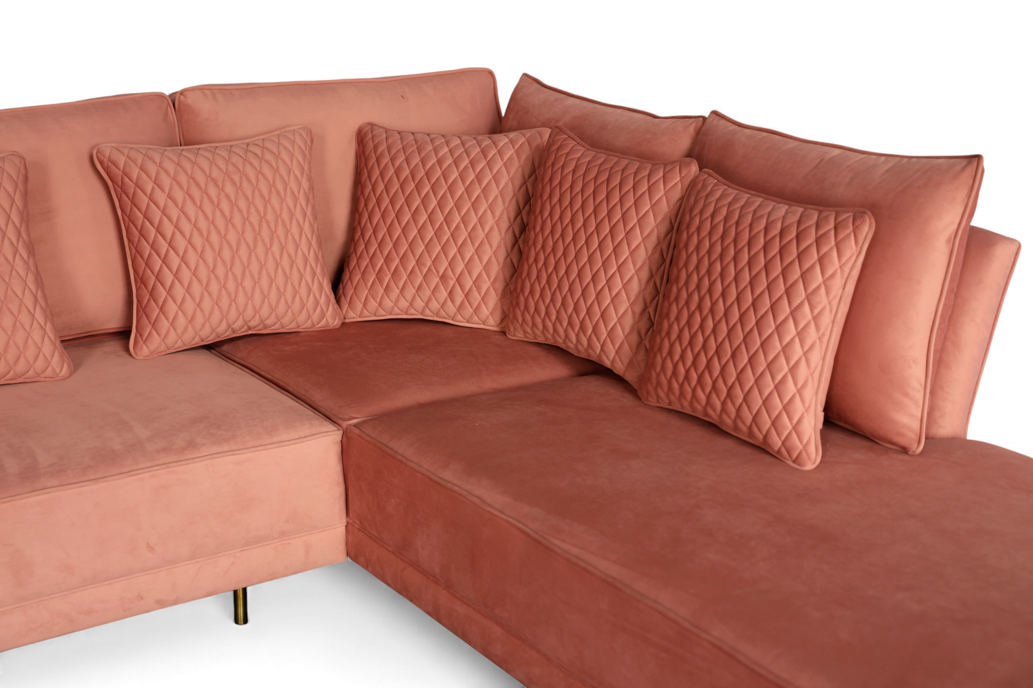 Blush Luxe Sectional Sofa