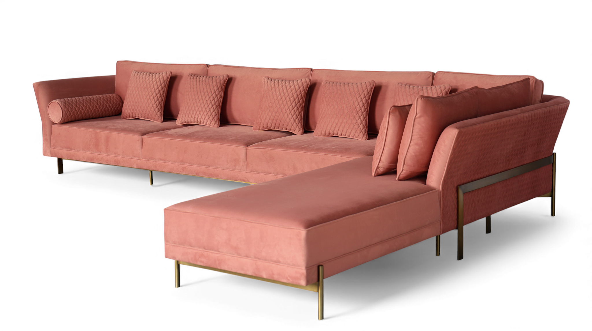 Blush Luxe Sectional Sofa