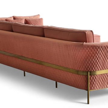 Blush Luxe Sectional Sofa