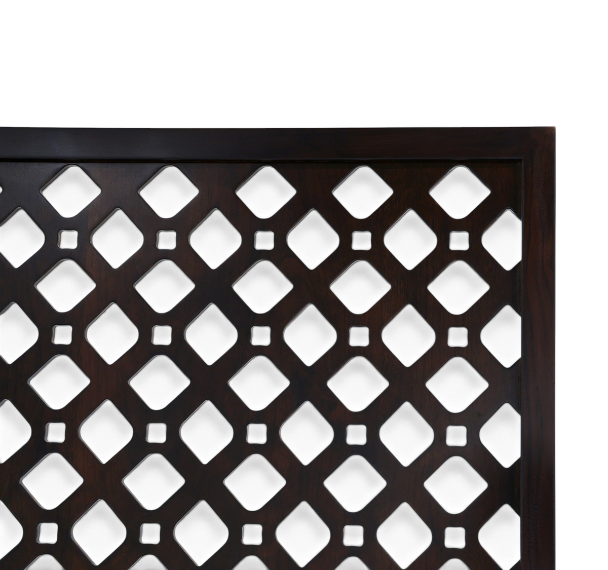 Aarzoo Jali Partition – Dark Walnut