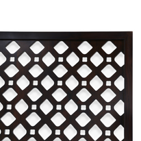 Aarzoo Jali Partition – Dark Walnut
