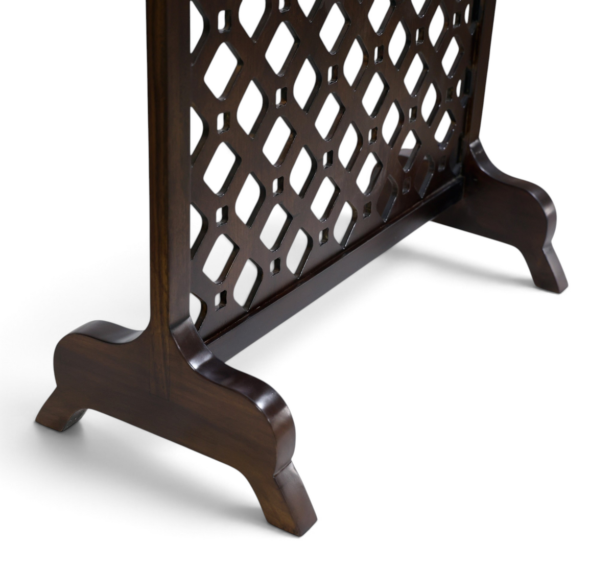 Aarzoo Jali Partition – Dark Walnut