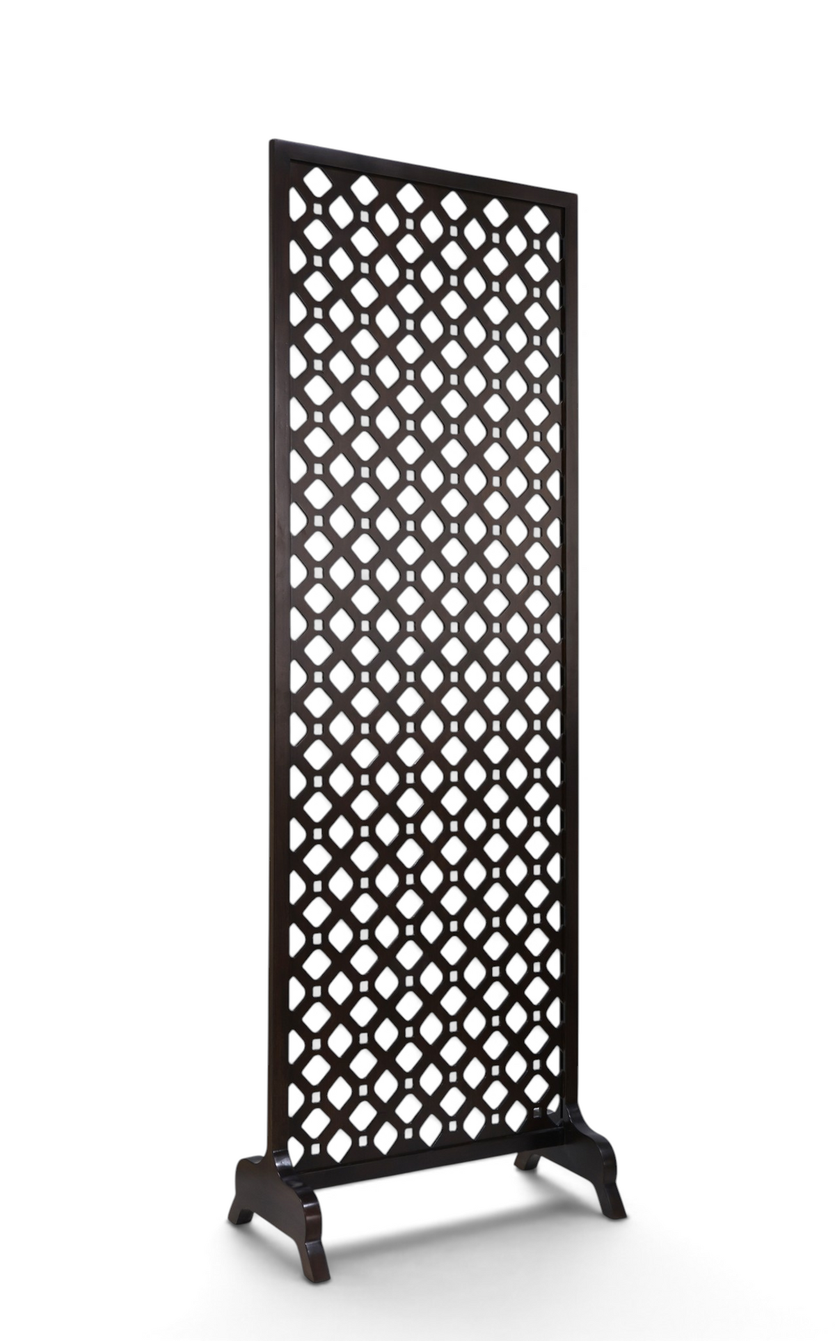Aarzoo Jali Partition – Dark Walnut