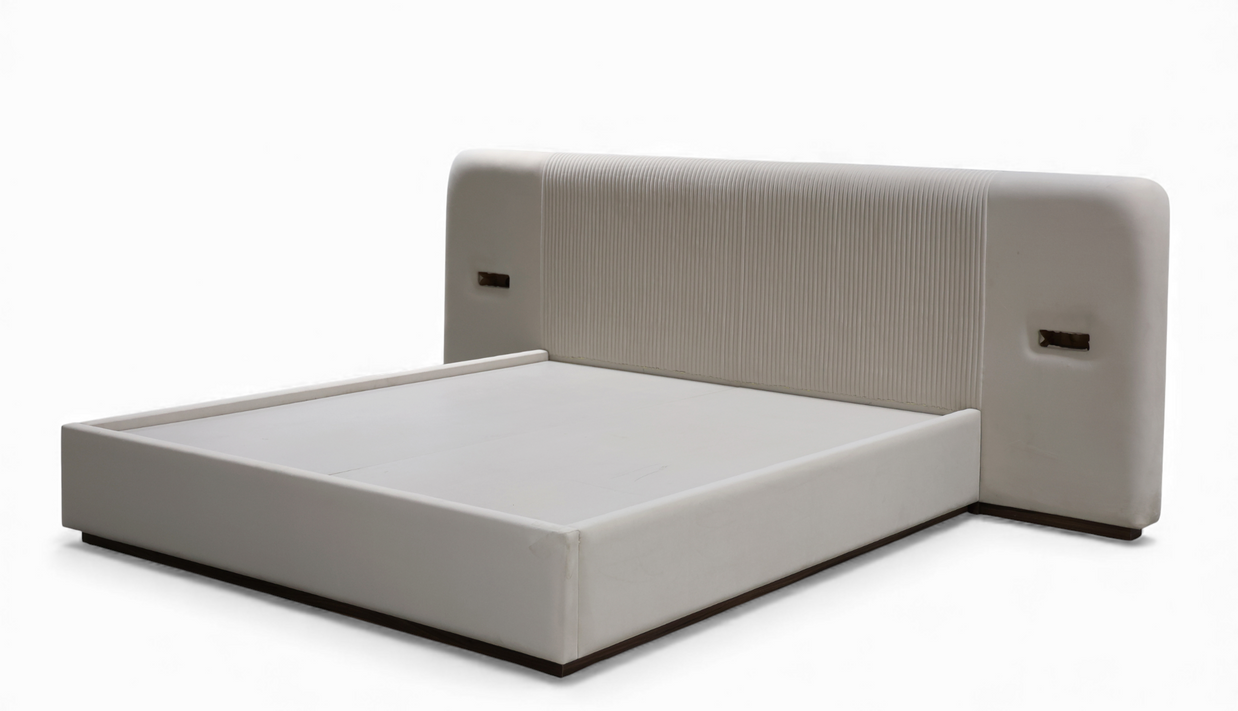 Orion Flute Upholstered Bed