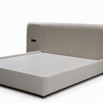 Orion Flute Upholstered Bed