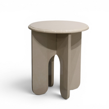Luna Arched High-Gloss Side Table