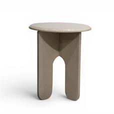 Luna Arched High-Gloss Side Table