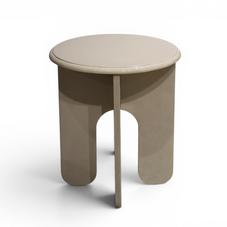Luna Arched High-Gloss Side Table