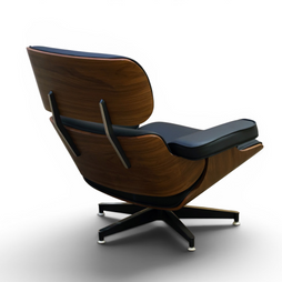 Iconic Tufted Leather Swivel Chair Set