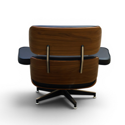 Iconic Tufted Leather Swivel Chair Set