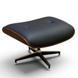 Iconic Tufted Leather Swivel Chair Set