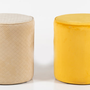 Orbit Velvet Ottoman