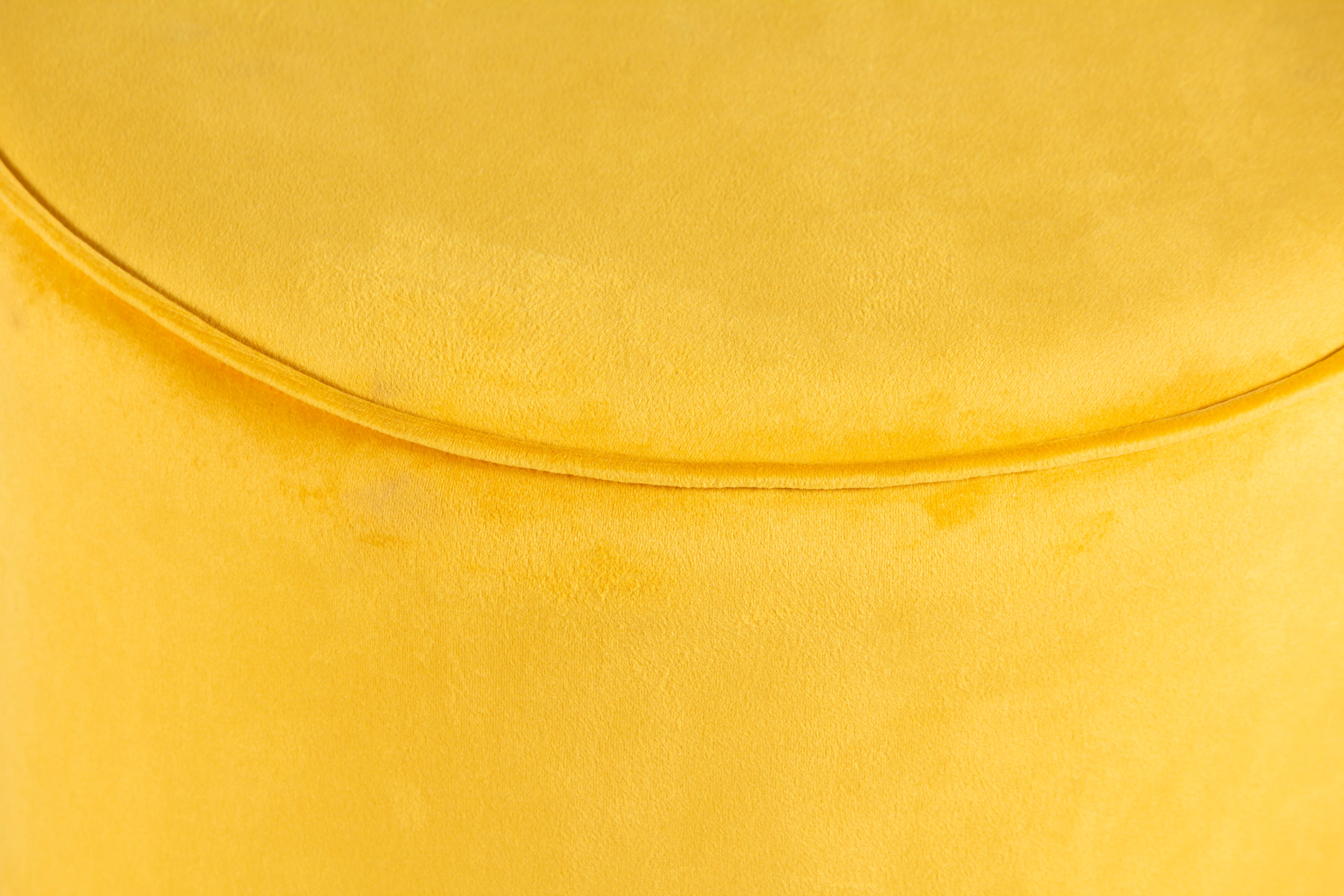 Orbit Velvet Ottoman