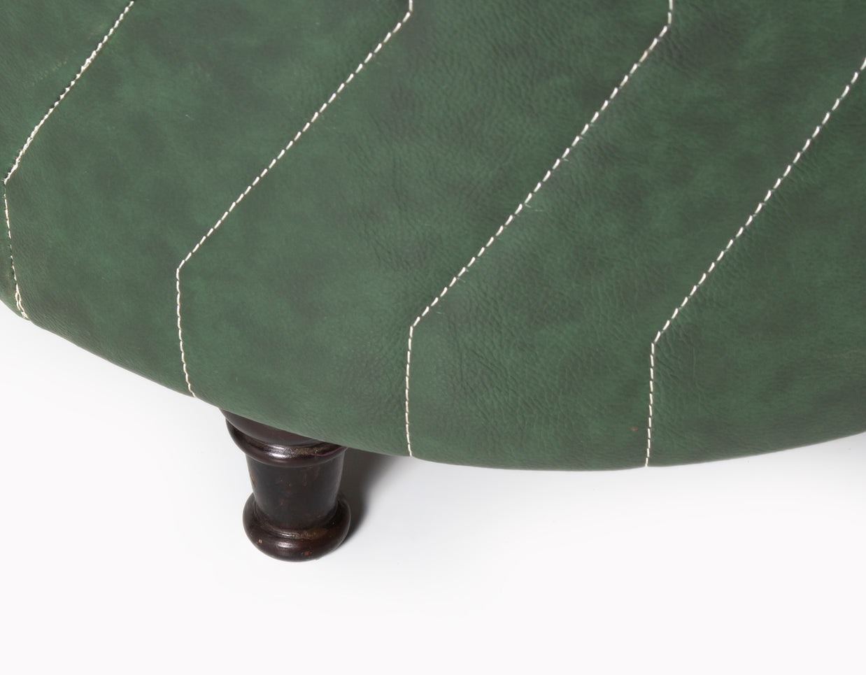 Verdant Crown Storage Ottoman