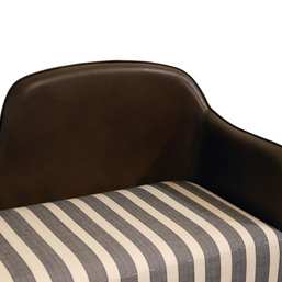 Tuscany Brown & Beige Ottoman