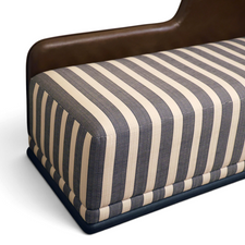 Tuscany Brown & Beige Ottoman