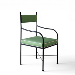 Florentine Marble & Iron Outdoor Dining Set