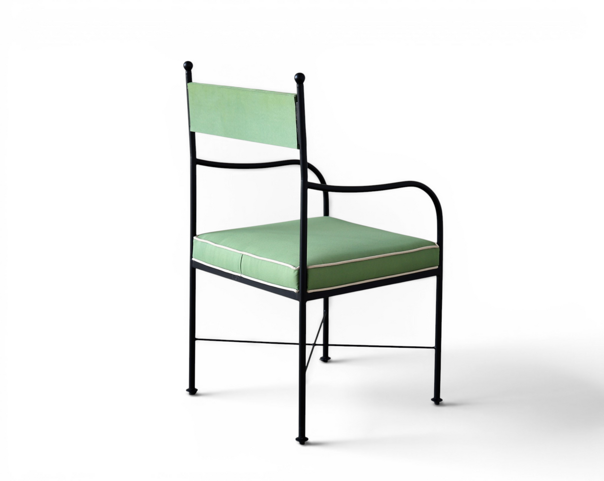 Florentine Marble & Iron Outdoor Dining Set