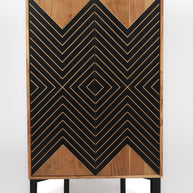 Madison Stripe Cabinet
