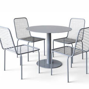 Dove Grey Outdoor Dining Set