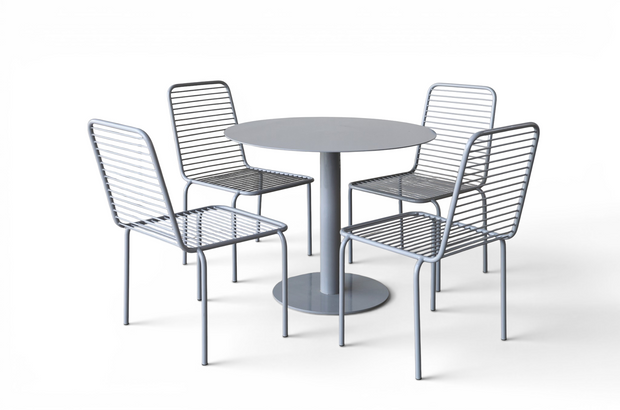 Dove Grey Outdoor Dining Set
