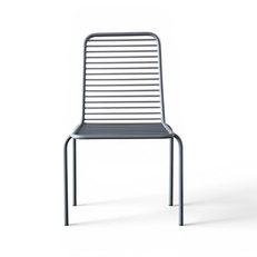Dove Grey Outdoor Dining Chair