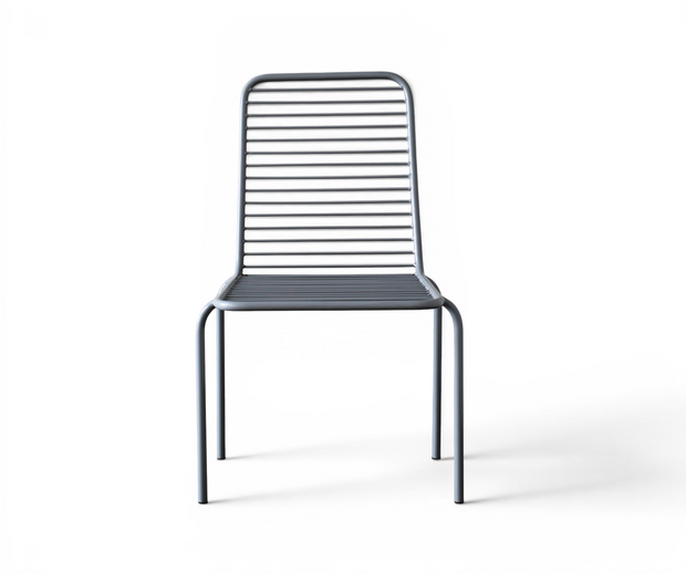 Dove Grey Outdoor Dining Chair