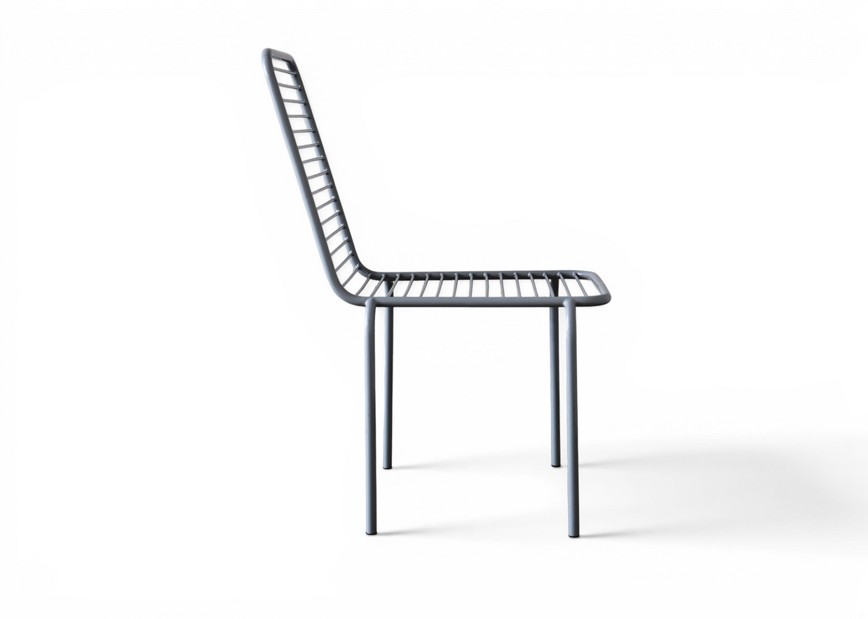 Dove Grey Outdoor Dining Chair