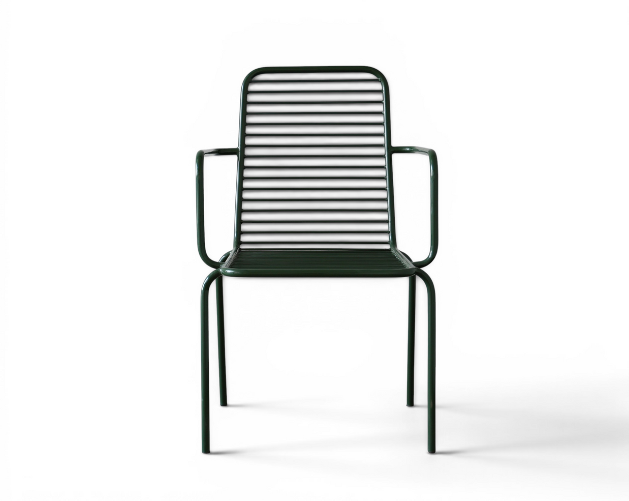Veranda Hunter Green Slatted Outdoor Dining Set