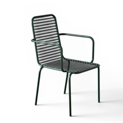 Veranda Hunter Green Slatted Outdoor Dining Set