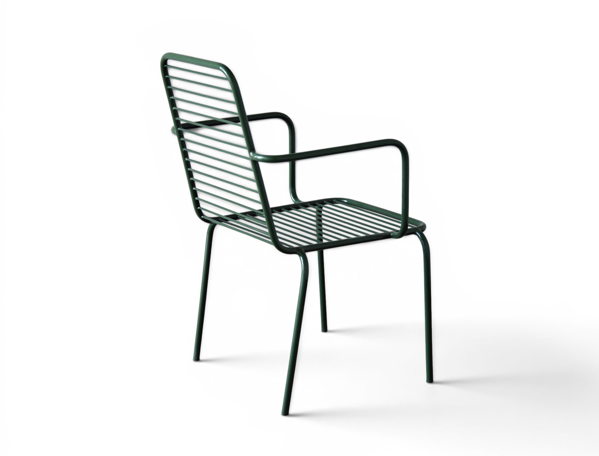Veranda Hunter Green Slatted Outdoor Dining Chair