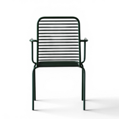 Veranda Hunter Green Slatted Outdoor Dining Chair