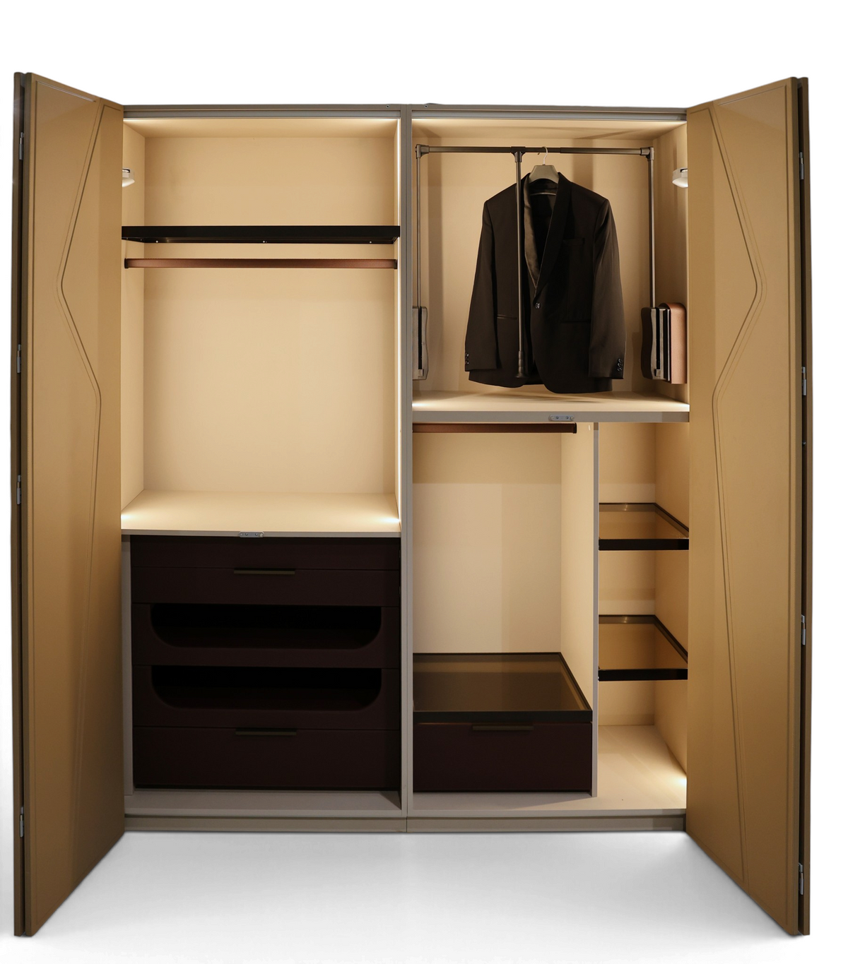 Valenza Luxe Four-Door Wardrobe