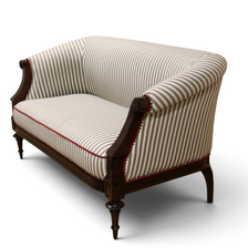 Victoria Royale Striped Sofa