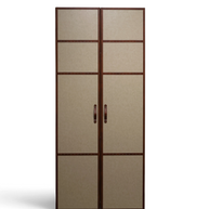 Marlowe Leatherette Strap Classic Panelled Wardrobe