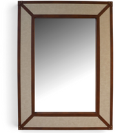 Marlowe Leather-Framed Wall Mirror