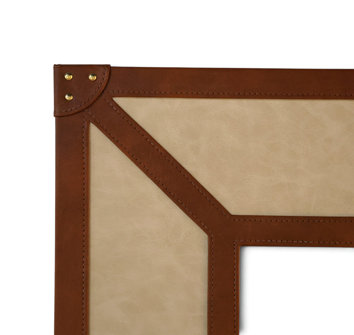 Marlowe Leather-Framed Wall Mirror