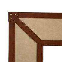 Marlowe Leather-Framed Wall Mirror