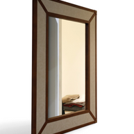 Marlowe Leather-Framed Wall Mirror