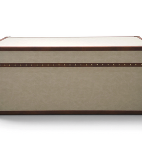 Marlowe Leatherette Strap Coffee Table