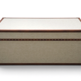 Marlowe Leatherette Strap Coffee Table